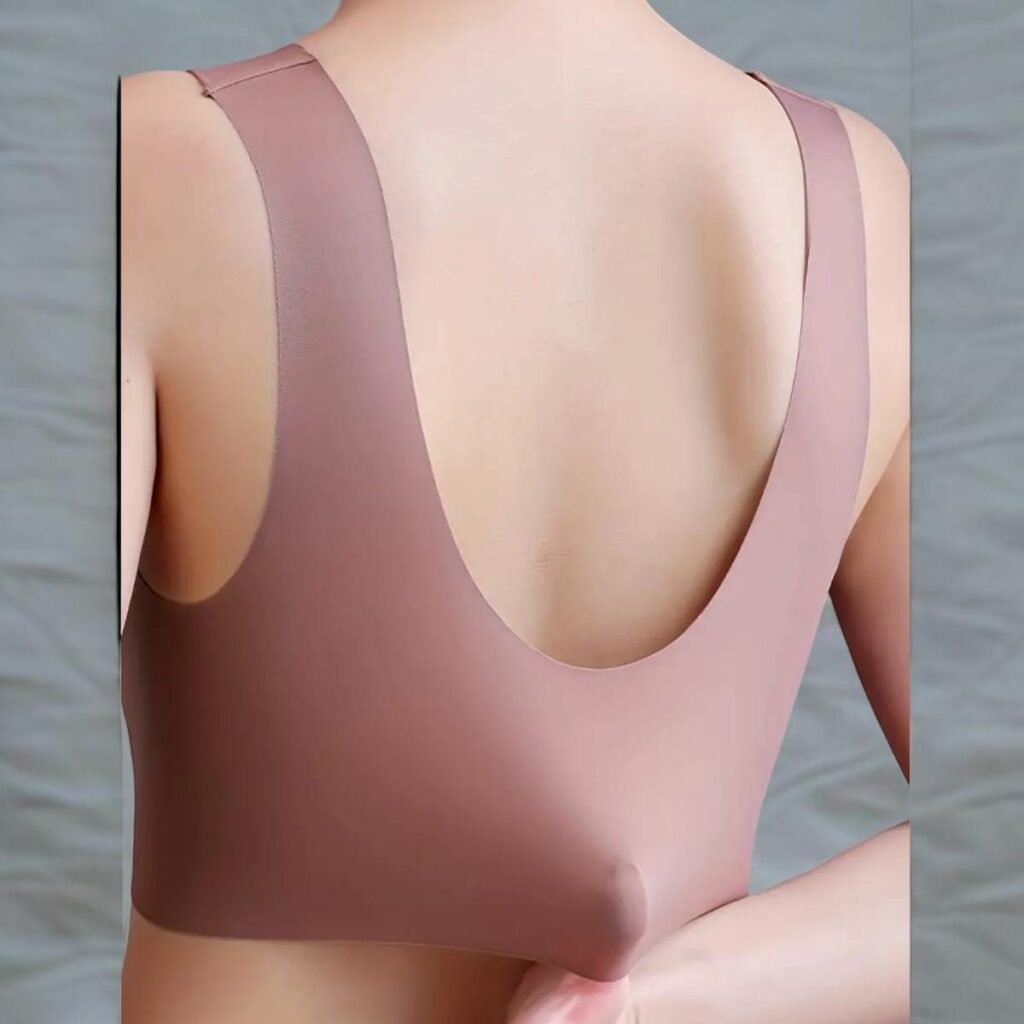 3pcs Solid Floral Lace Wireless Tank Bra.