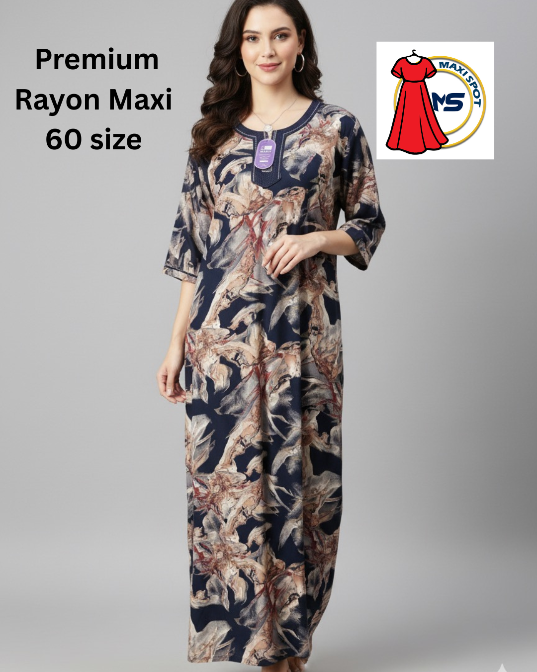 60 size premium Rayon maxi
