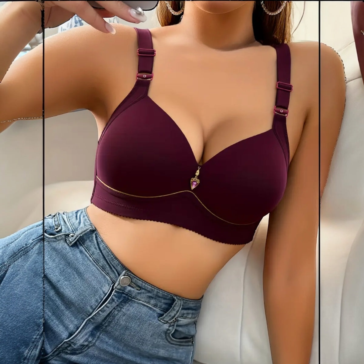 Seamless Push Up Bra