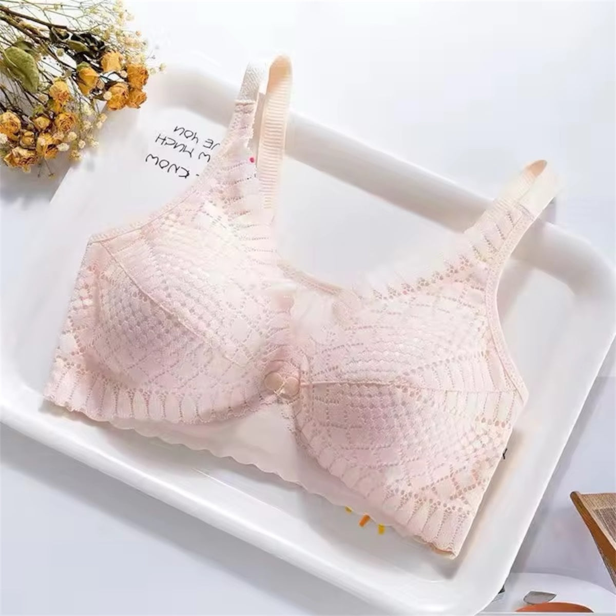 Breastfeeding Maternity Nursing Bra front open