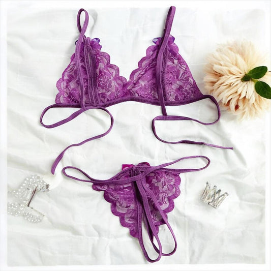 Hot Floral Lace Lingerie set
