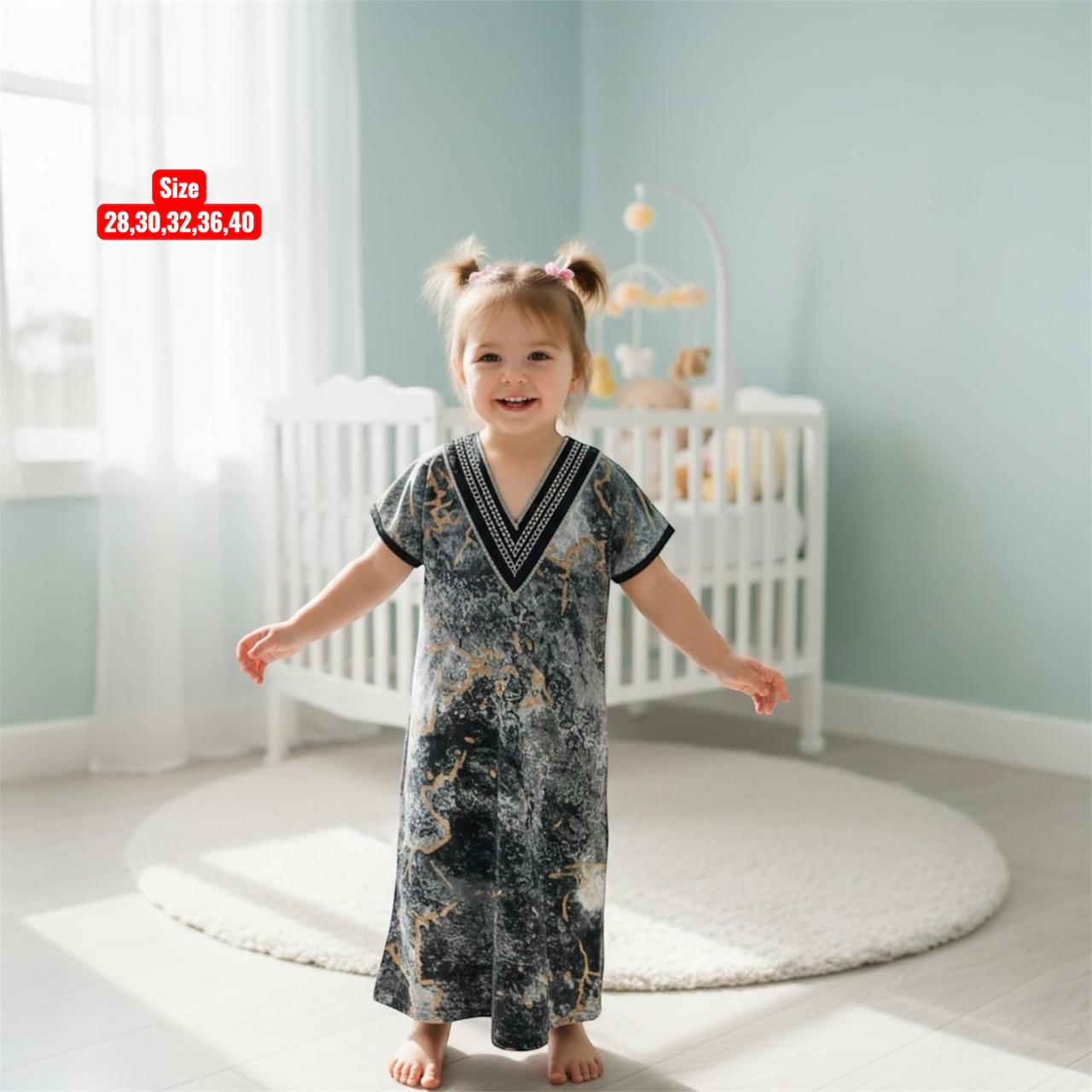 Kids v Neck Baniyan Nighty