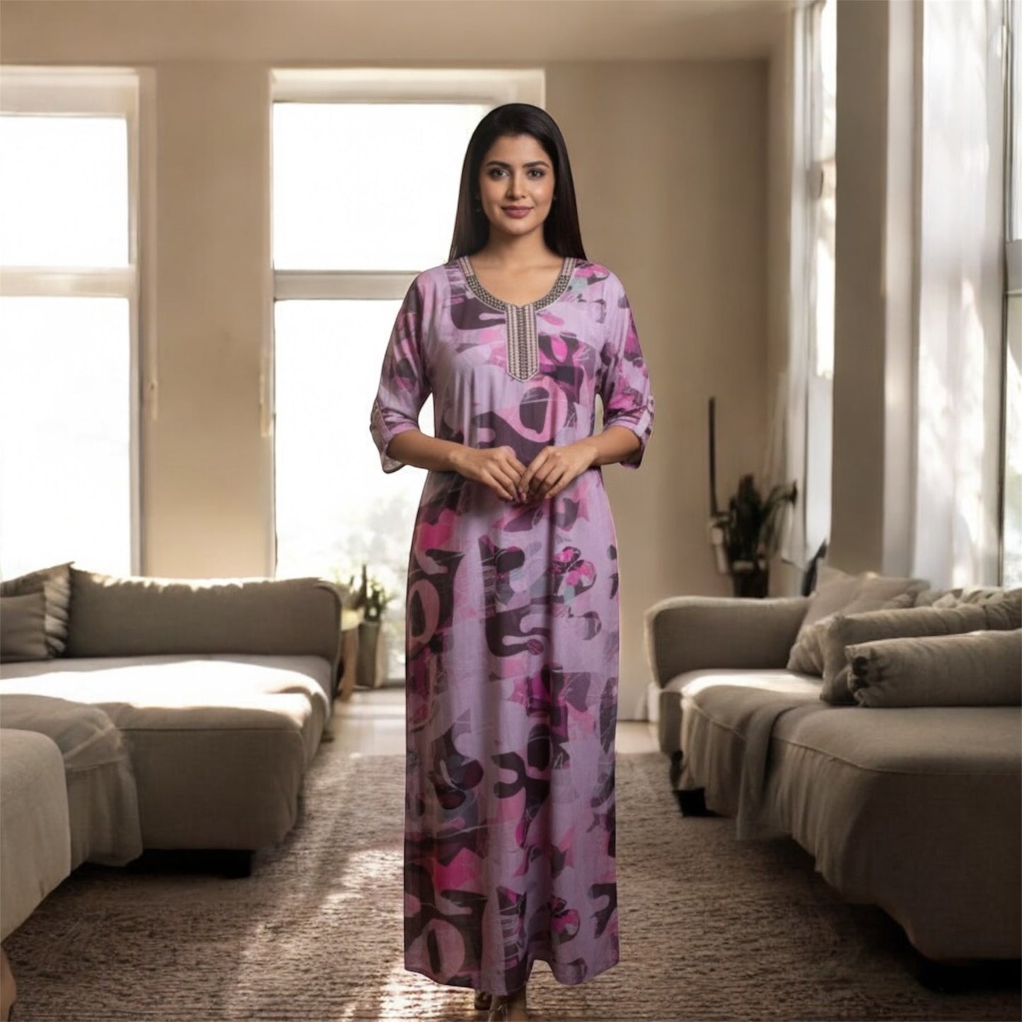 Viscose Rayon Maxi