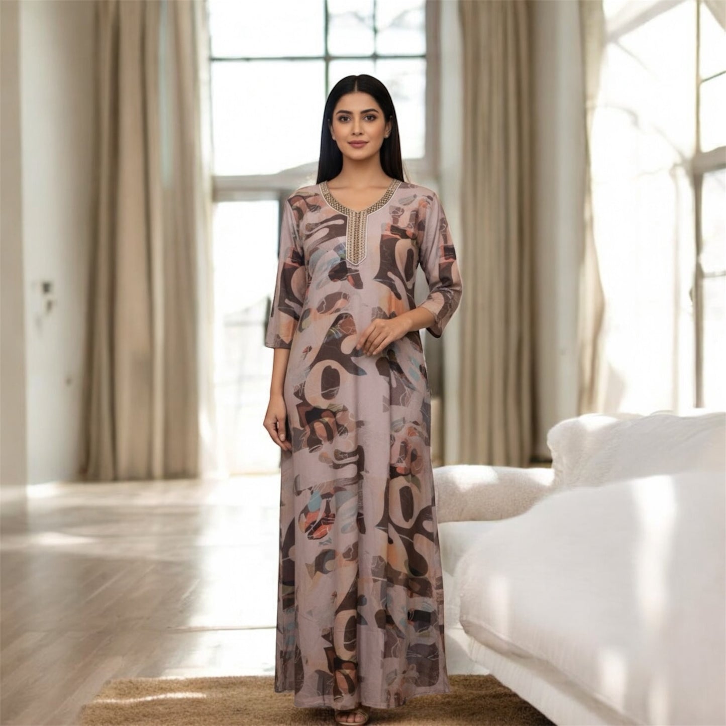 Viscose Rayon Maxi