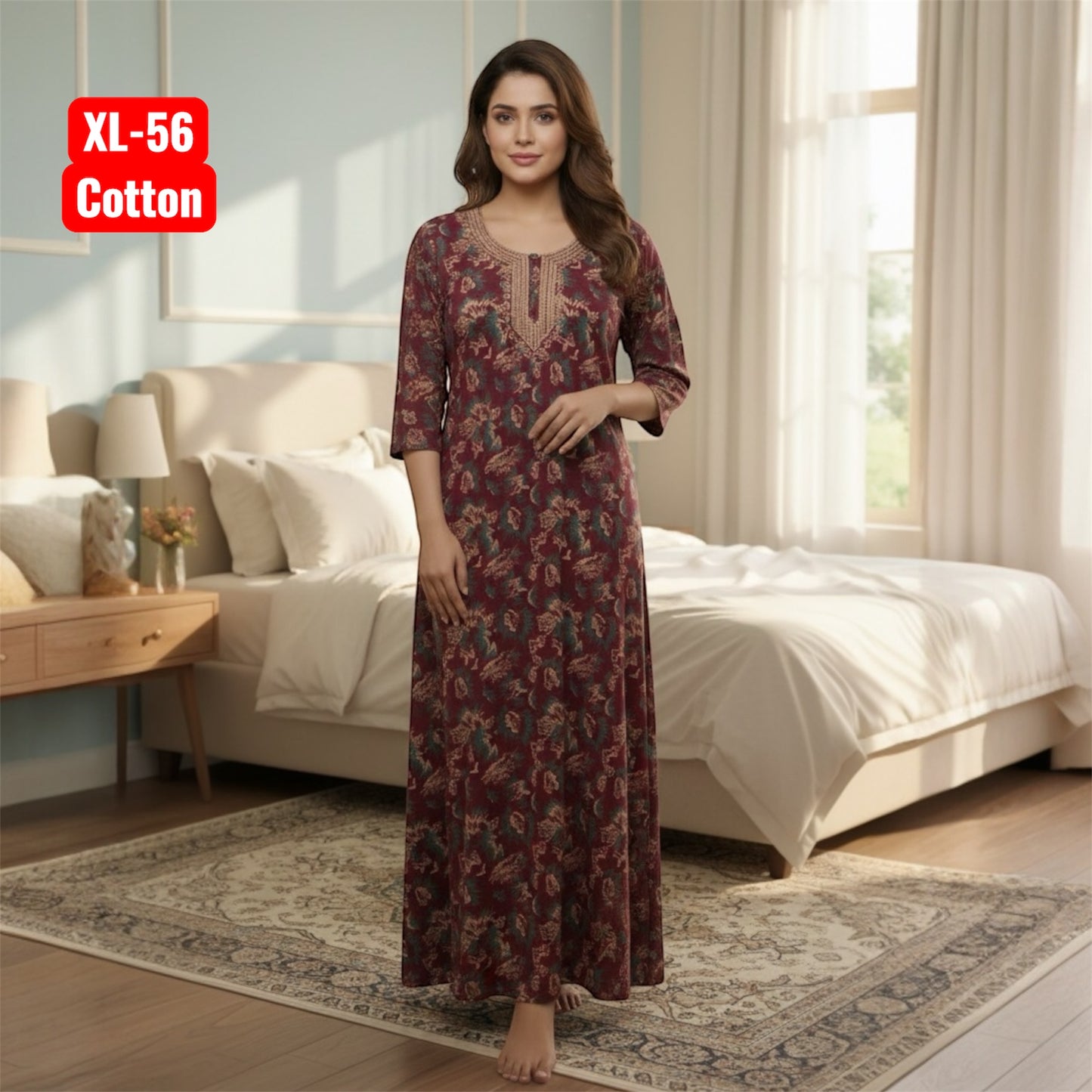 Cotton Maxi Emproidery