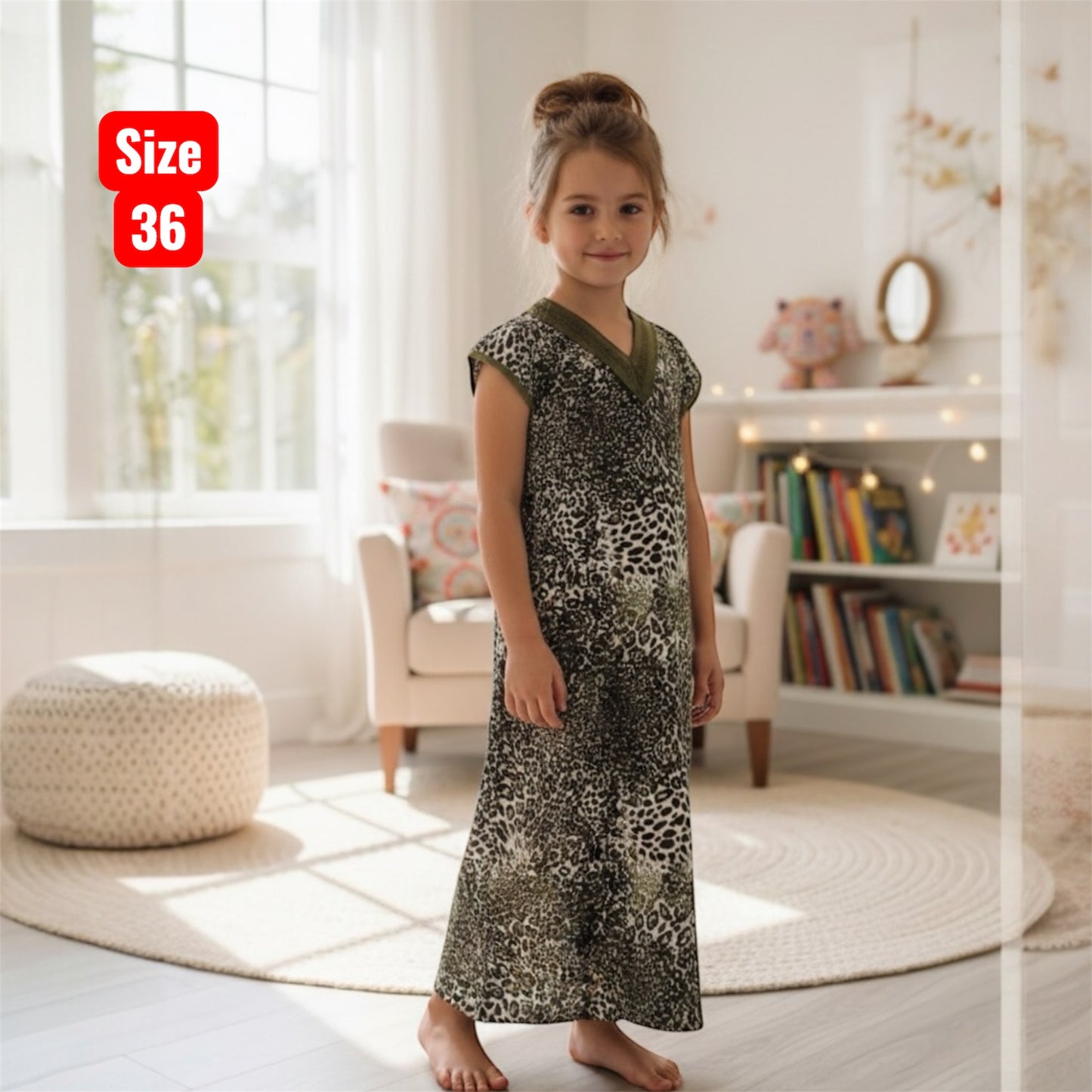 Kids v Neck Baniyan Nighty