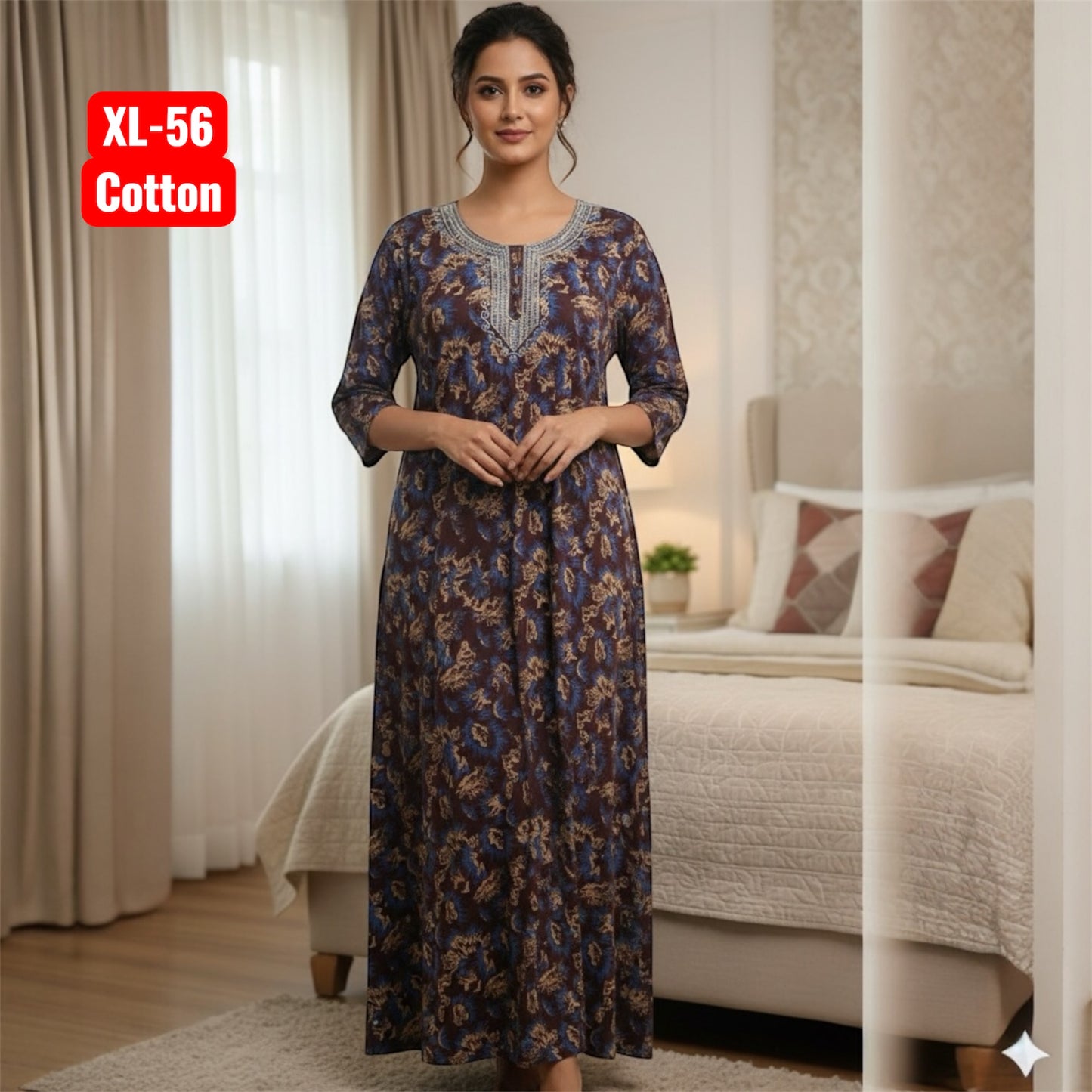 Cotton Maxi Emproidery