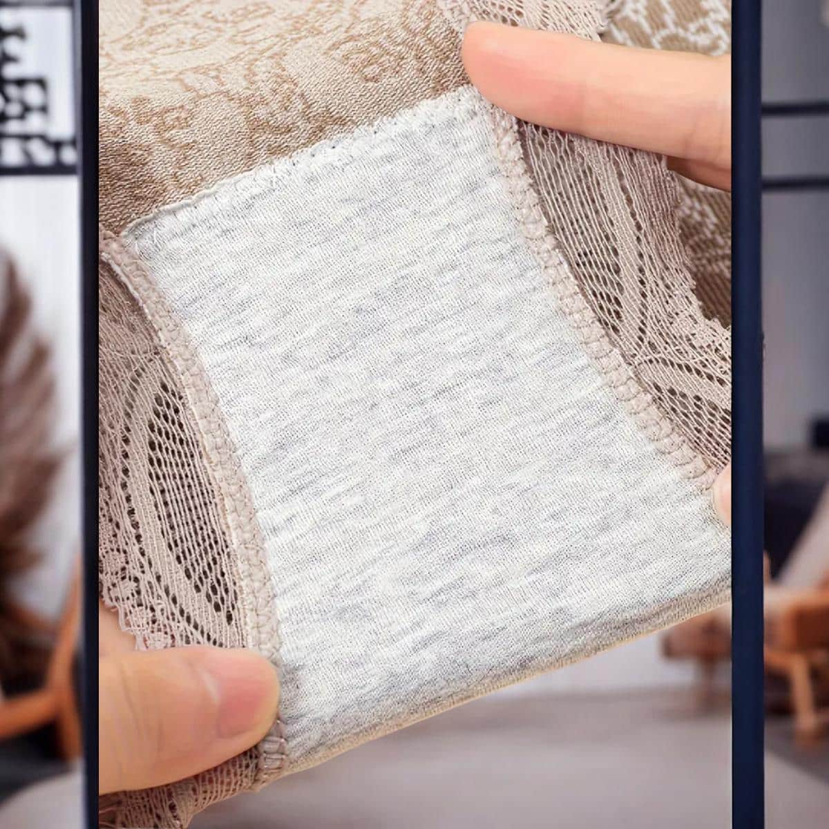 3Pc Elegant Floral & Lace Panties