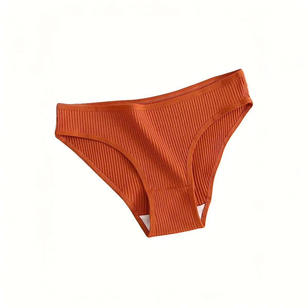 3 pcs Solid seamless cotton pantie