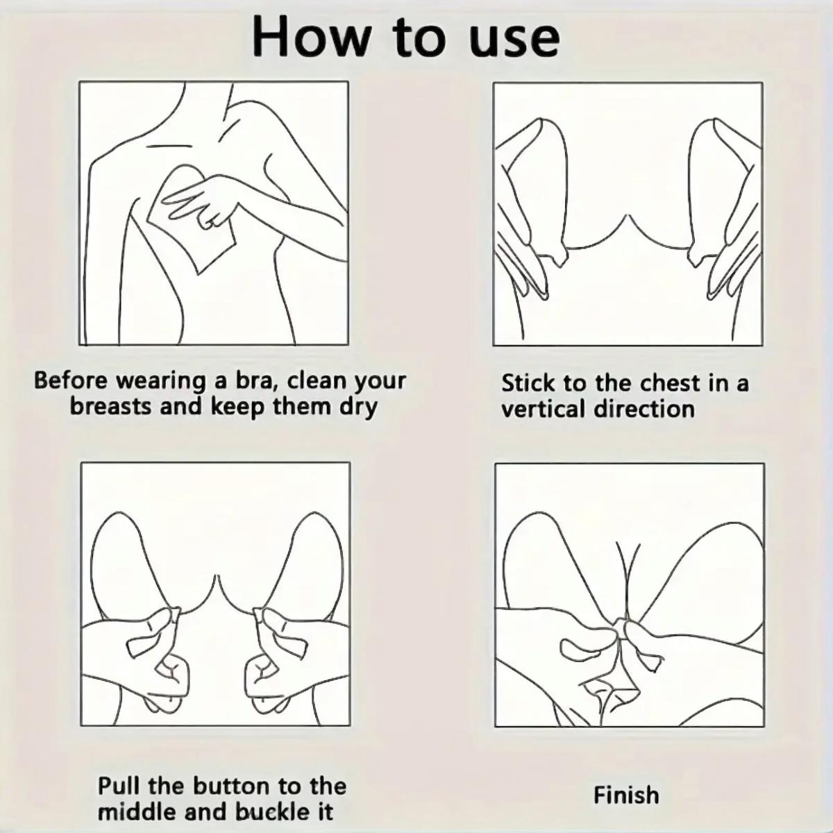 Strapless Invisible Lift Bra - premium Quality