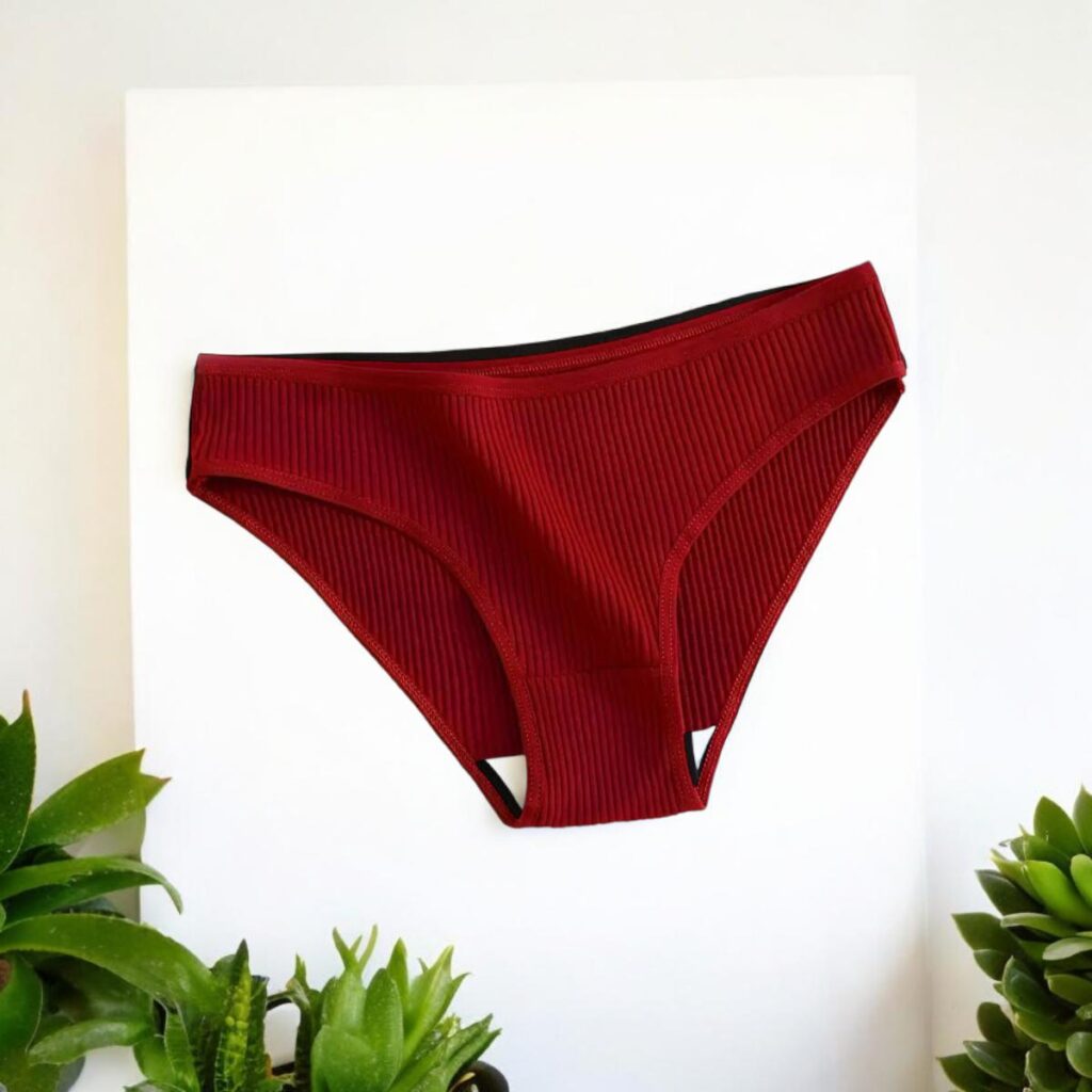 2 pcs Solid Color Seamless Panties.